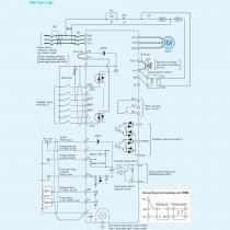 WJ200-004SF .5HP .4kW 230V Single Phase Input VFD - Hitachi